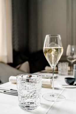 Champagner im Restaurant Heugümper
