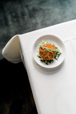 Crevettenbällchen im Pankomantel