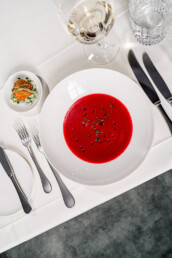 Randen Zitronengras Suppe Crevettenbällchen